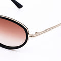 Retro Oval Metal Sunglasses - DippedShop Wholesale - #3171