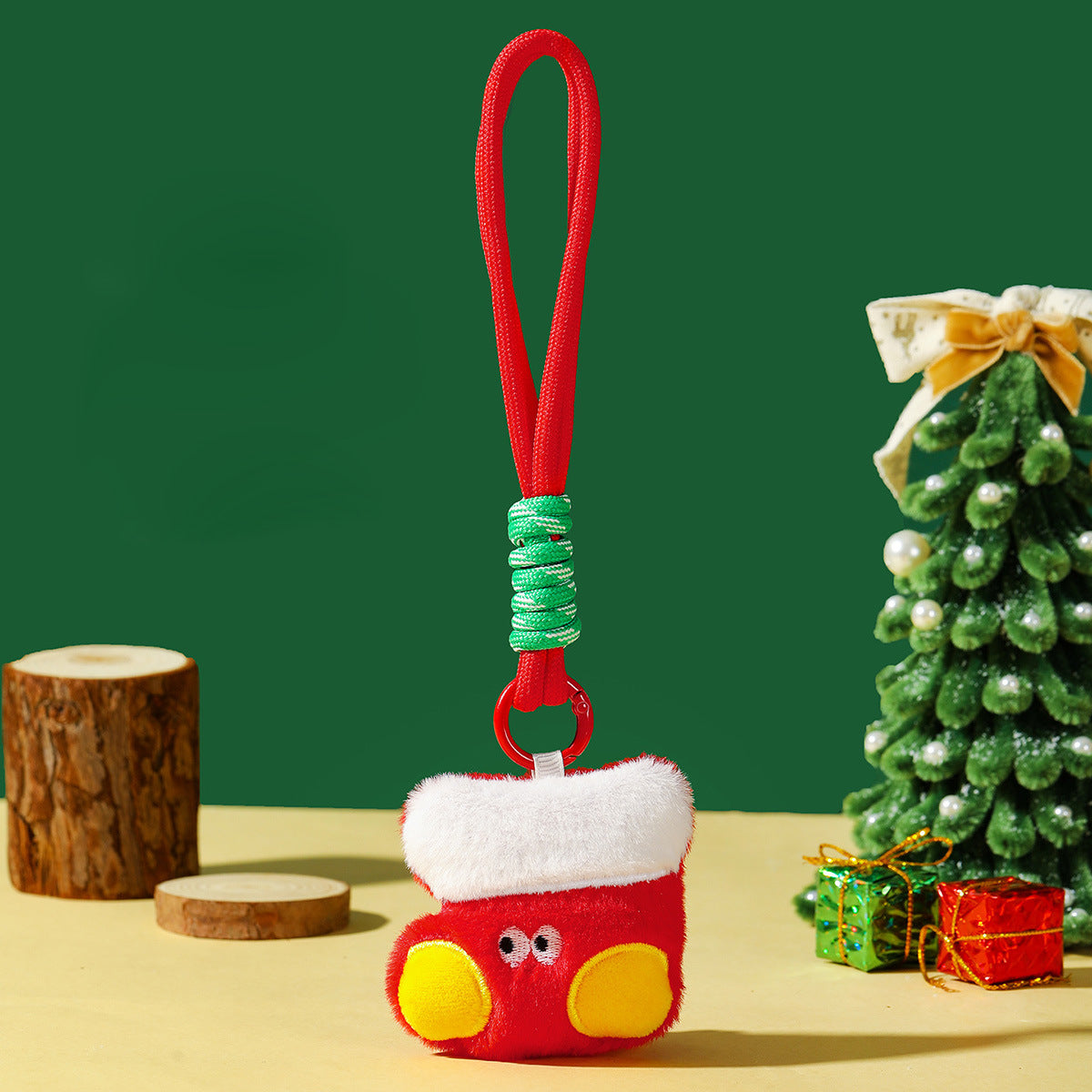 Cute Plush Santa Claus Doll Bag Charm 6W10BBC830