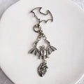 Vintage Gothic Vampire Bat Halloween Keychain 6W10BBC837
