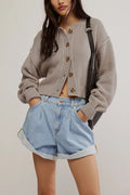 Loose Button Knit Cardigan - DippedShop Wholesale - #5875
