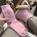 Cute Embroidered Cat Velvet Socks 6W8FSO884