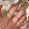 Cubic Zirconia Thin Ring - DippedShop Wholesale - #4019