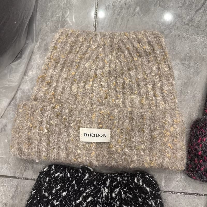 Sweet Cat Ear Color Contrast Knit Beanie 6W6HAT715