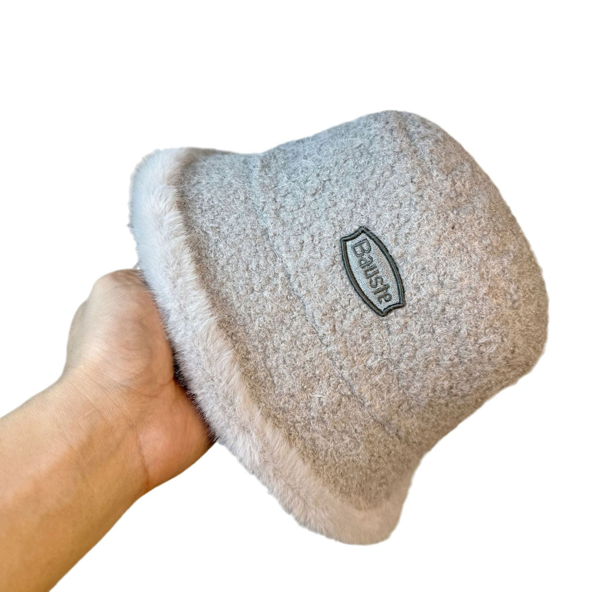 Embroidered Fleece Bucket Hat - DippedShop Wholesale - #8643