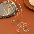 Minimailst Gold Plated Geometr - DippedShop Wholesale - #5891