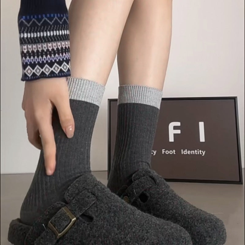 Striped Scrunch Socks - DippedShop Wholesale - #0979