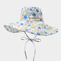 Fashion Floral Print Wide Brim Bucket Hat MK2BW6W6HAT107