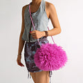 Fluffy Faux Fur Large Capacity Cloud Underarm Bag 6W10BBG2396