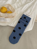 Vintage Polka Dot Soft Scrunch Socks 6W8FSO697