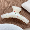 Colorful Rhinestone Irregular Acetate Hair Claw MK2PPM6W6HCP341