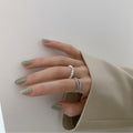 Cross Band Bead Ring - DippedShop Wholesale - #4115