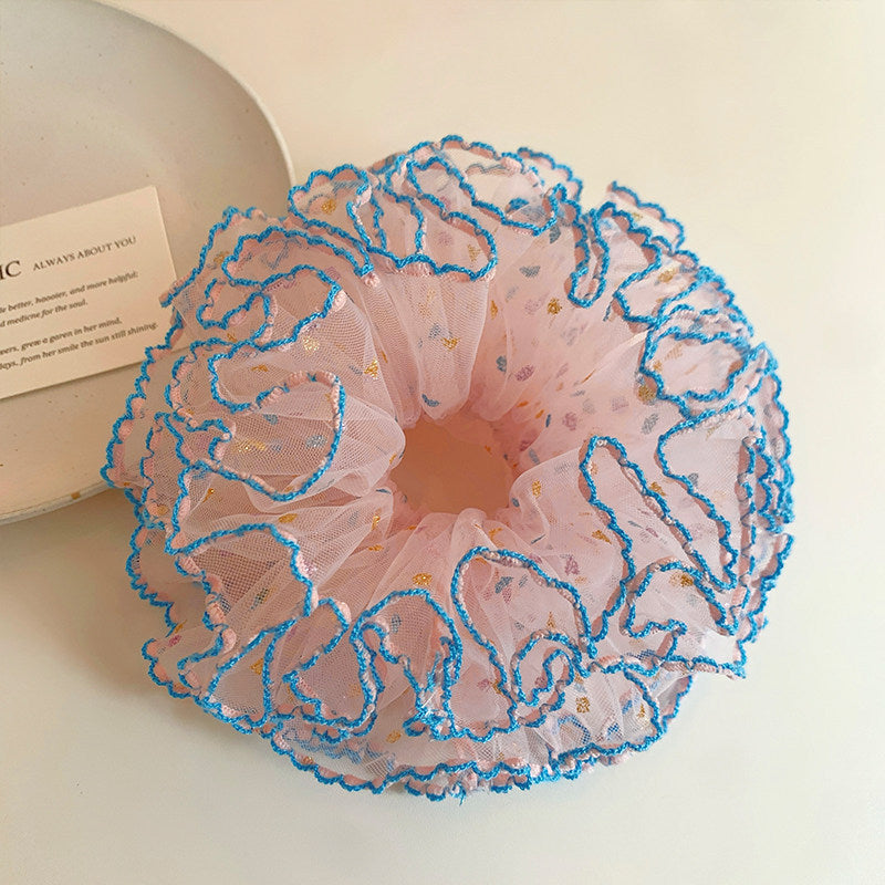Pink Sequin Scrunchies - DippedShop Wholesale - #3379