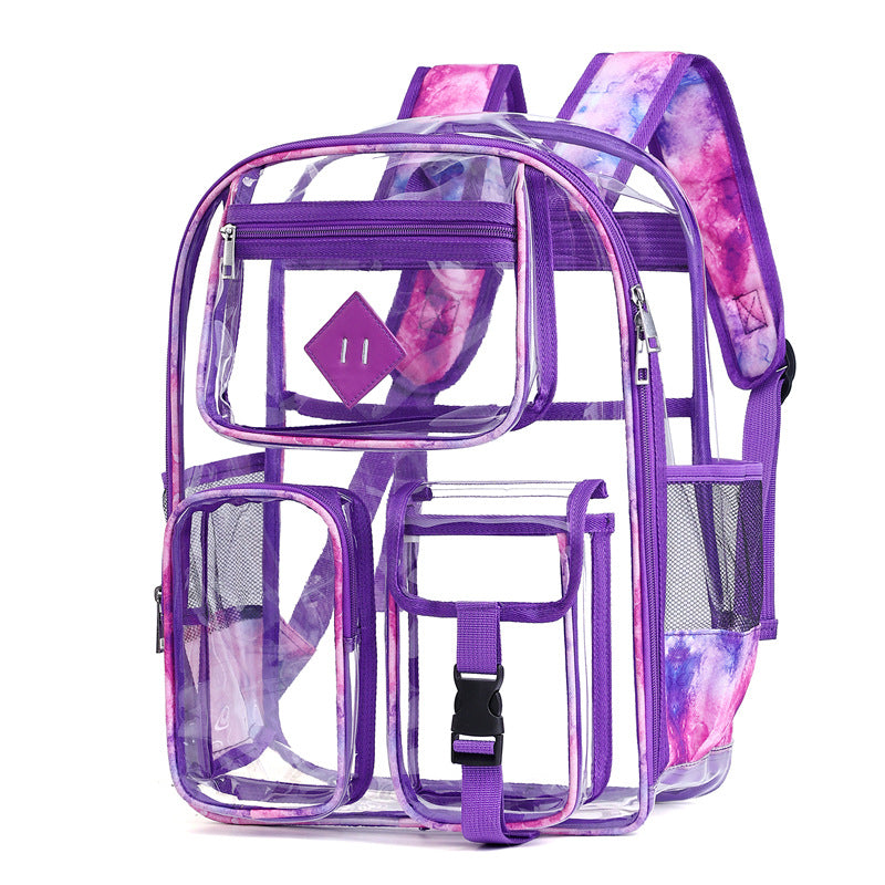 Minimalist Transparents PVC Waterproof Backpack 6S10BBG1477