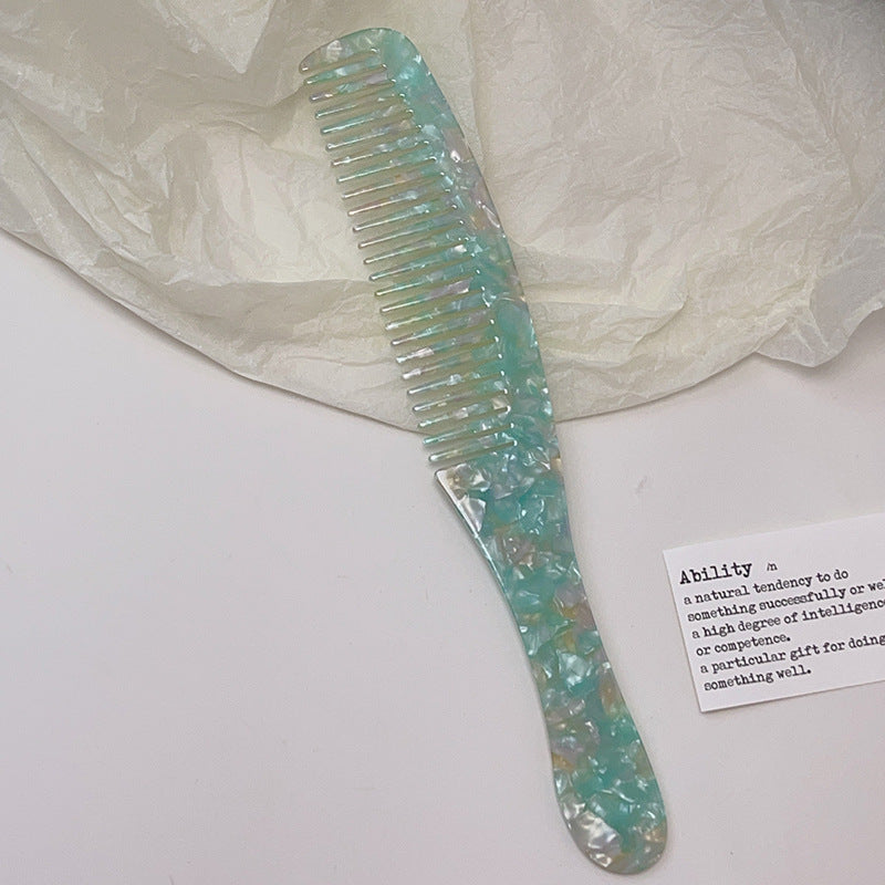 Checkerboard Acetate Anti-Static Hair Combs - DippedShop Wholesale - #6851