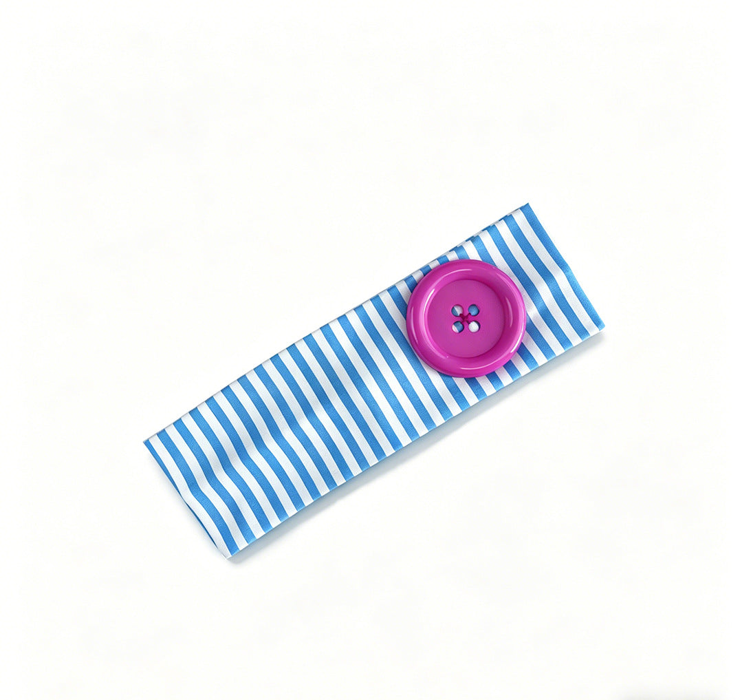 Stripe Stretch Headband - DippedShop Wholesale - #3891