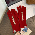 Trendy Cable Knit Christmas Touchscreen Warm Gloves 6W6GLO108