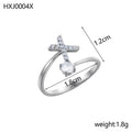 Simple Gold Plated Rhinestone - DippedShop Wholesale - #5379