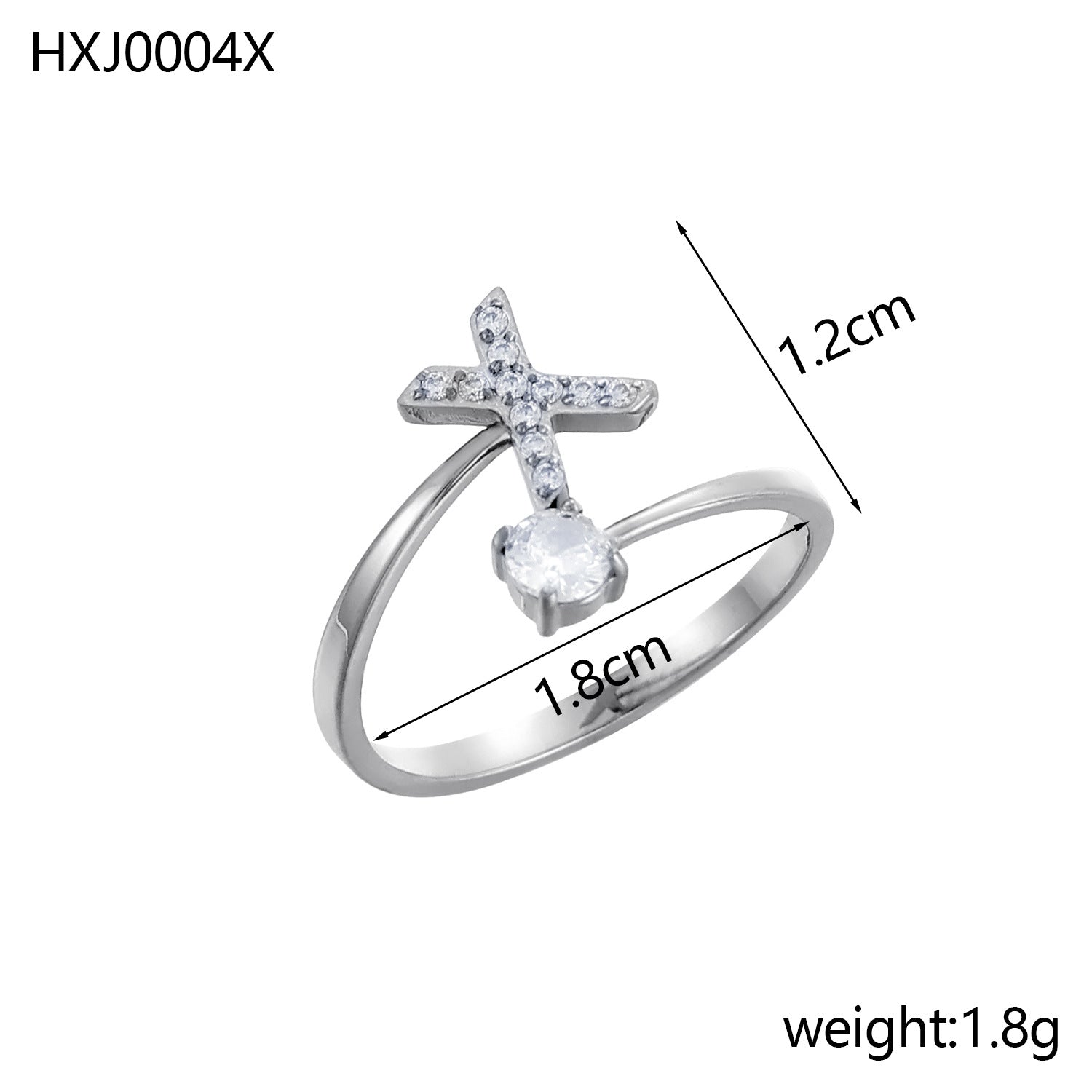 Simple Gold Plated Rhinestone - DippedShop Wholesale - #5379