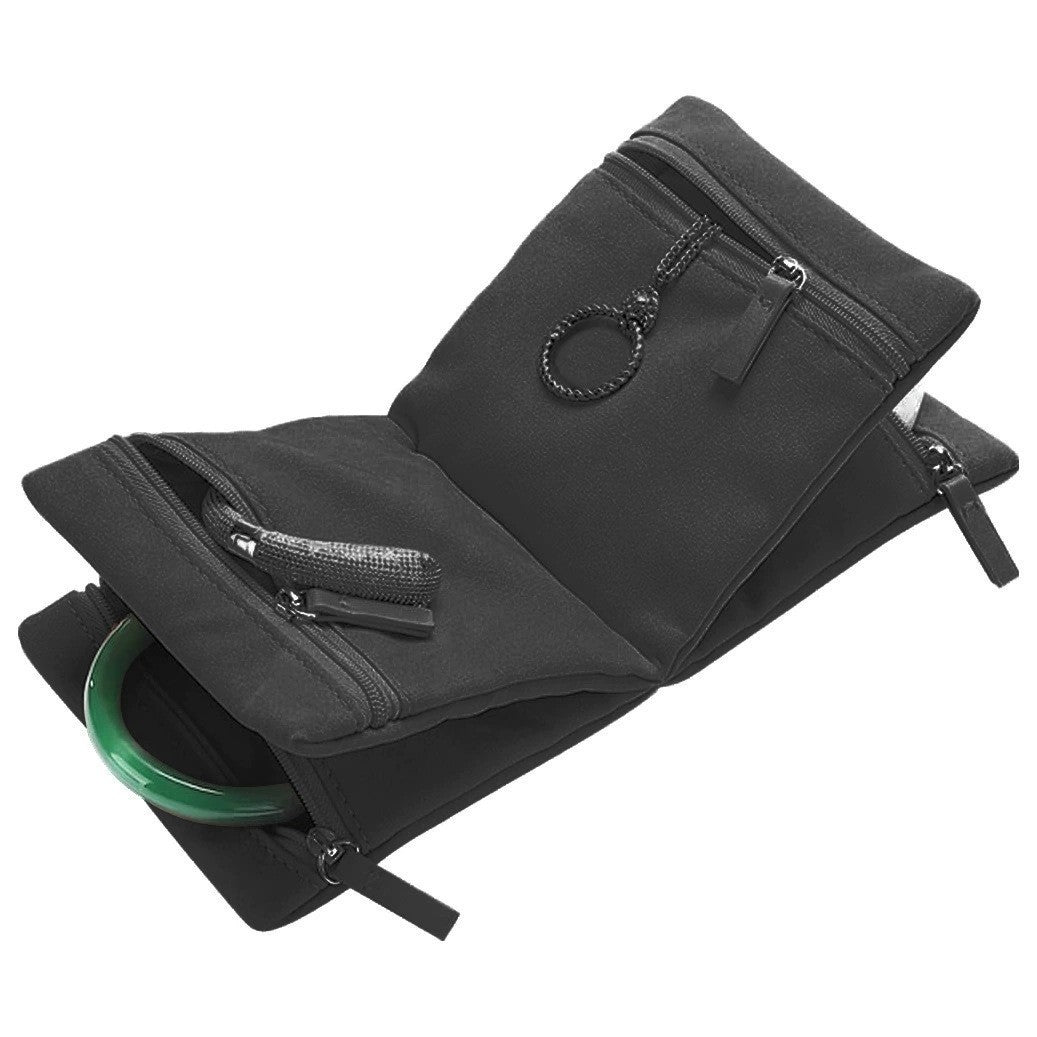 Soft Velet Solid Color Portable Jewelry Orangeizer Bag 6W13HSJ118