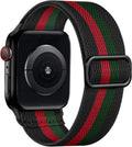 Minimalist Solid Color Nylon Weave Watch Band 6W6JWA111