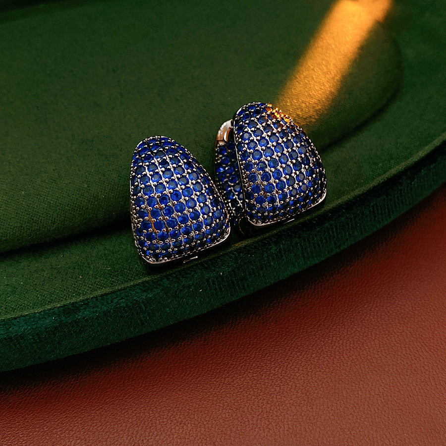 Full Zircon Wide C Hoop Earrings 6W6JER793
