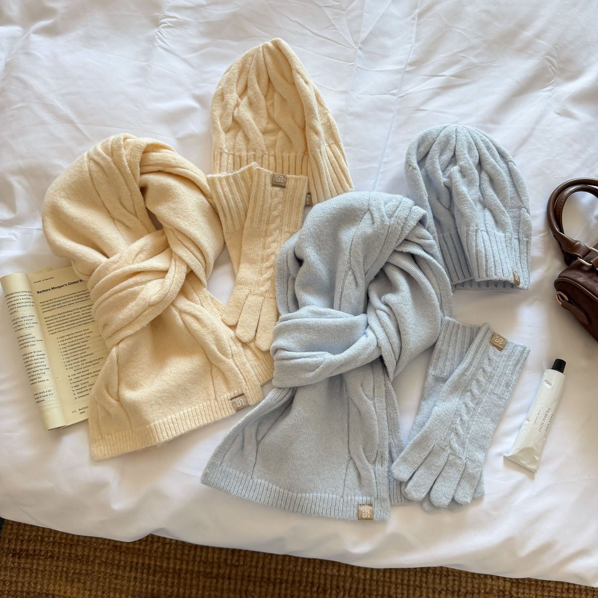Cable Knit Soft Warm Scarf - DippedShop Wholesale - #6483