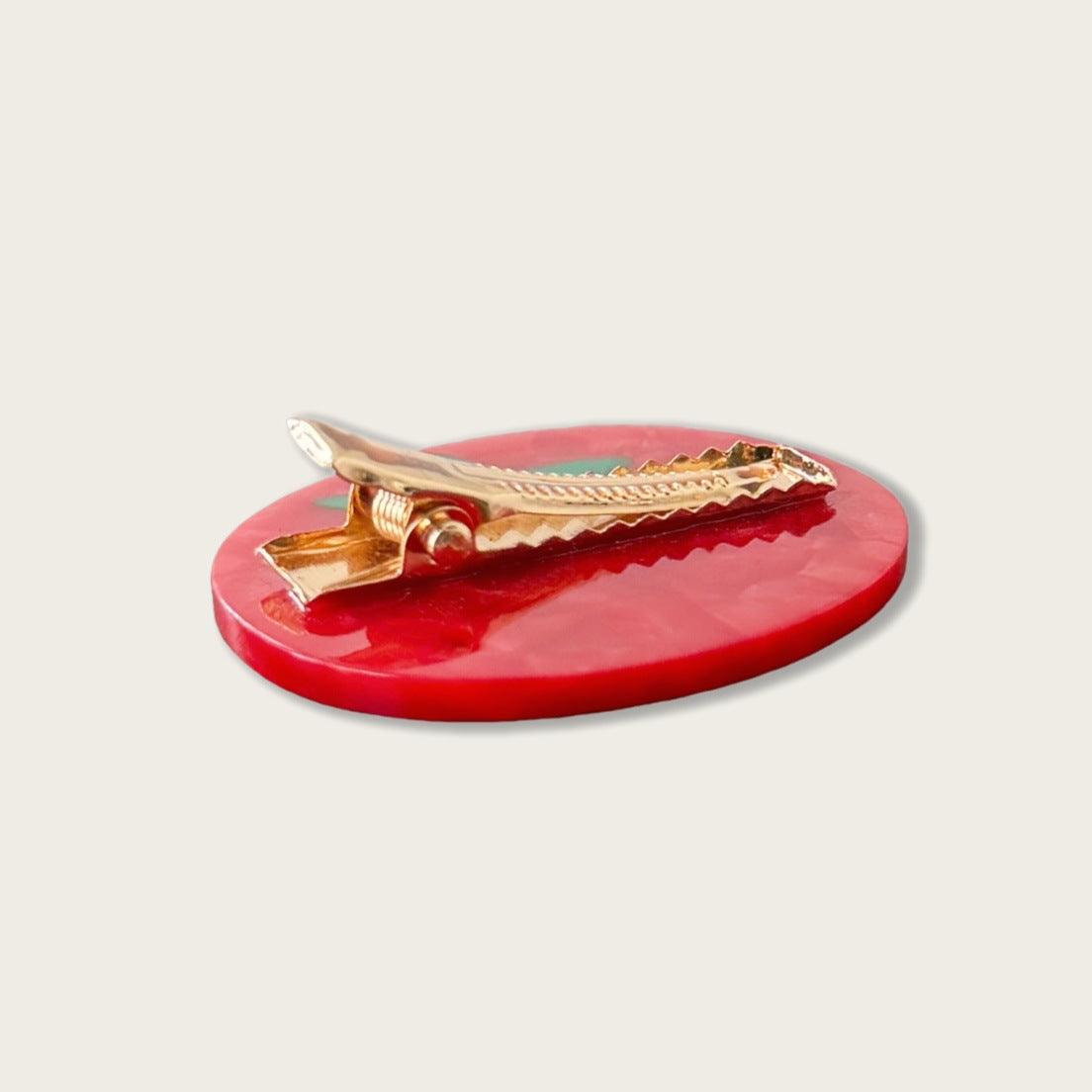 Funny Red Tomato Acetate Hair Clip 8AS6HCP309T