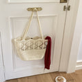 Simple Hollow Out Knit Beach Shoulder Bag 8BW6BBG430T