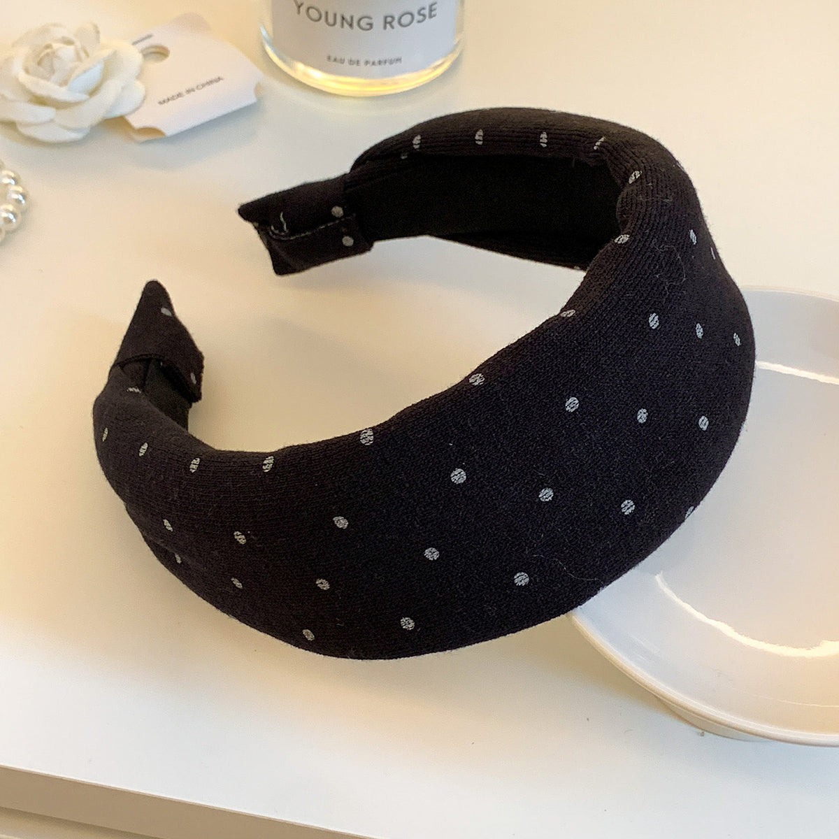 Slouchy Polka Dot Headband - DippedShop Wholesale - #4867