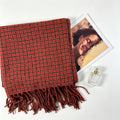 Plaid Fringe Scarf - DippedShop Wholesale - #5299