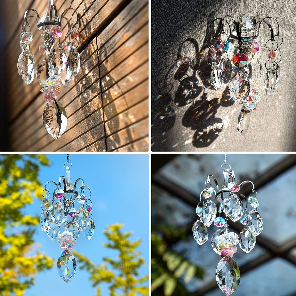 Chandelier Crystal Suncatcher - DippedShop Wholesale - #0307