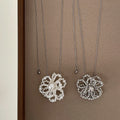 Beaded Flower Pendant Necklace - DippedShop Wholesale - #9043