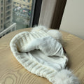 Jacquard Fleece Earflap Beanie - DippedShop Wholesale - #2067