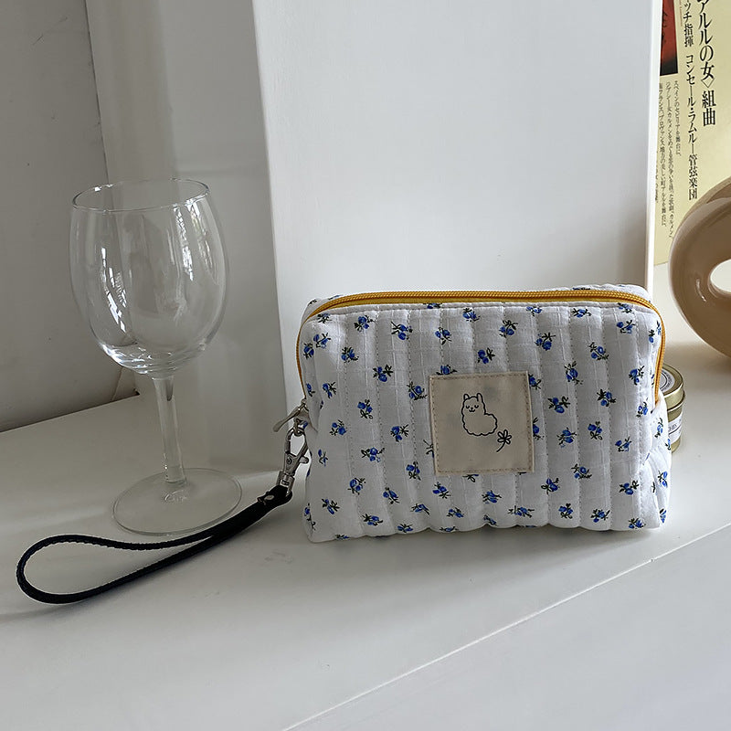 Flower Cherry Cosmetic Bag - DippedShop Wholesale - #6259
