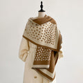 Reversible Polka Dot Shawl Wrap - DippedShop Wholesale - #5107