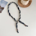 Retro Polka Dots Beaded Scarf Necklace MK2BLW6W6NSI61