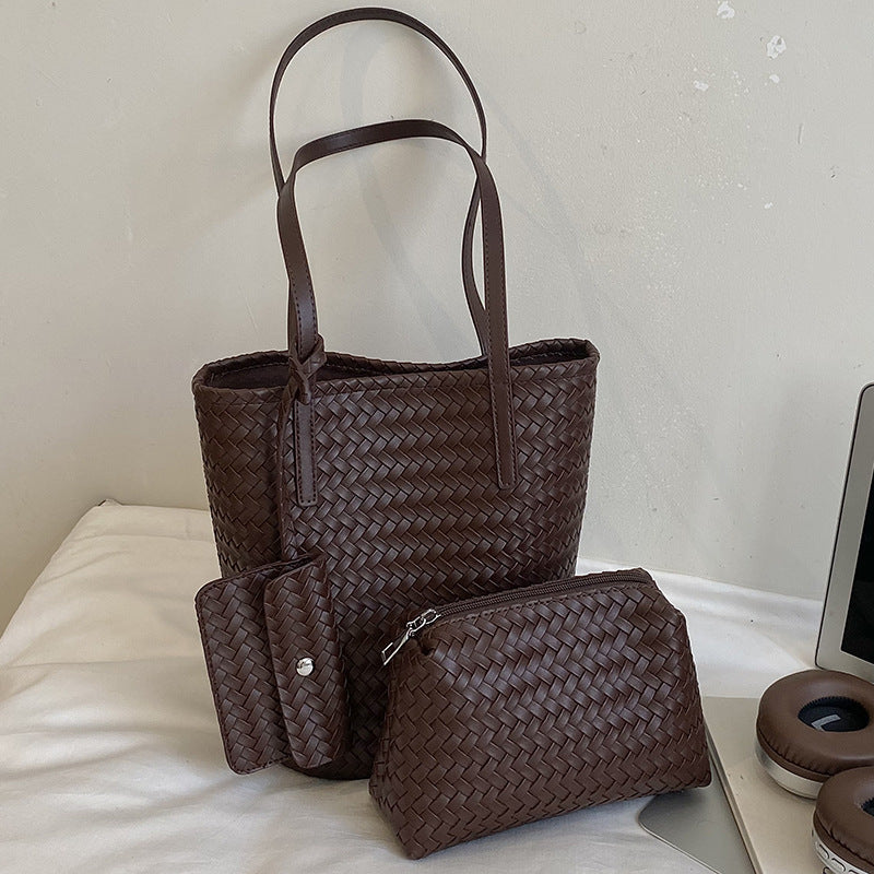 Fashion Woven Large Capacity Bucket - DippedShop Wholesale - #1363