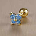 Trendy Gold Plated Butterfly P - DippedShop Wholesale - #2403