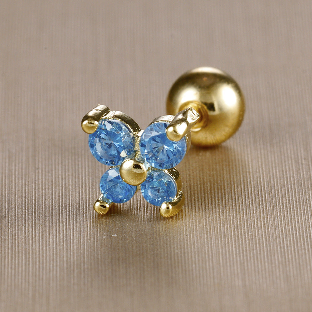 Trendy Gold Plated Butterfly P - DippedShop Wholesale - #2403