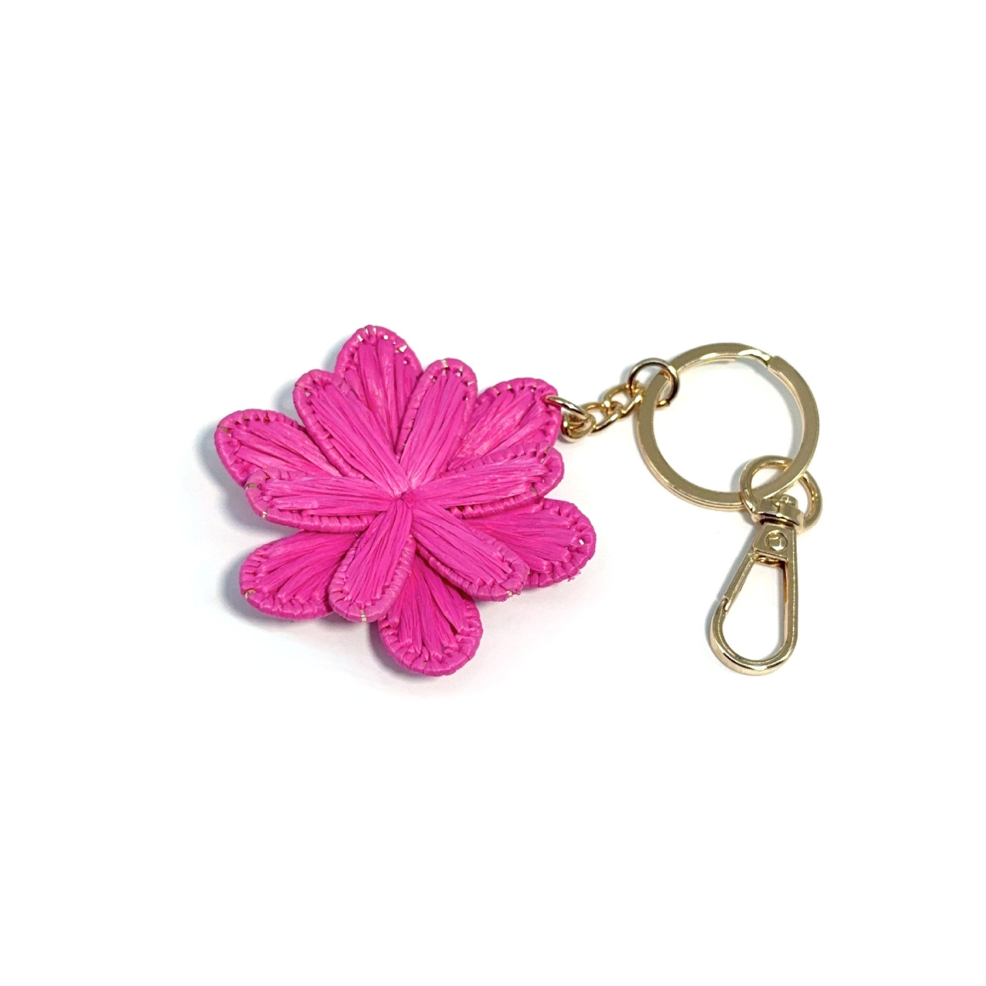 Funny Solid Color Flower Handmade Bag Charm 8ZA6BBC30