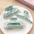 Trendy Rhinestone Butterfly Acetate Hair Claw MK2PPM6W6HCP349