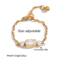 Adjustable Cubic Zirconia Ring - DippedShop Wholesale - #4883