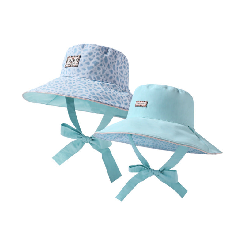 Vintage Reversible Leopard Print Foldable Bucket Hat 8BK6HAT157T