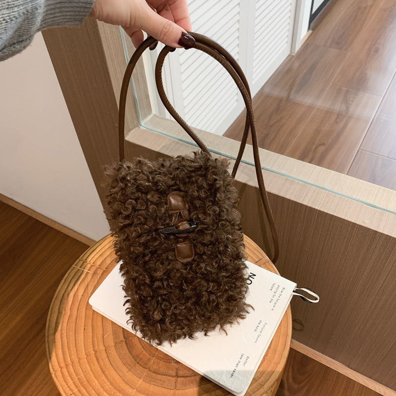 Simple Solid Color Portable Crossbody Bag 6W10BBG1940