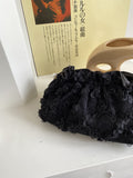 Flower Lace Pearl Cosmetic Bag - DippedShop Wholesale - #3635
