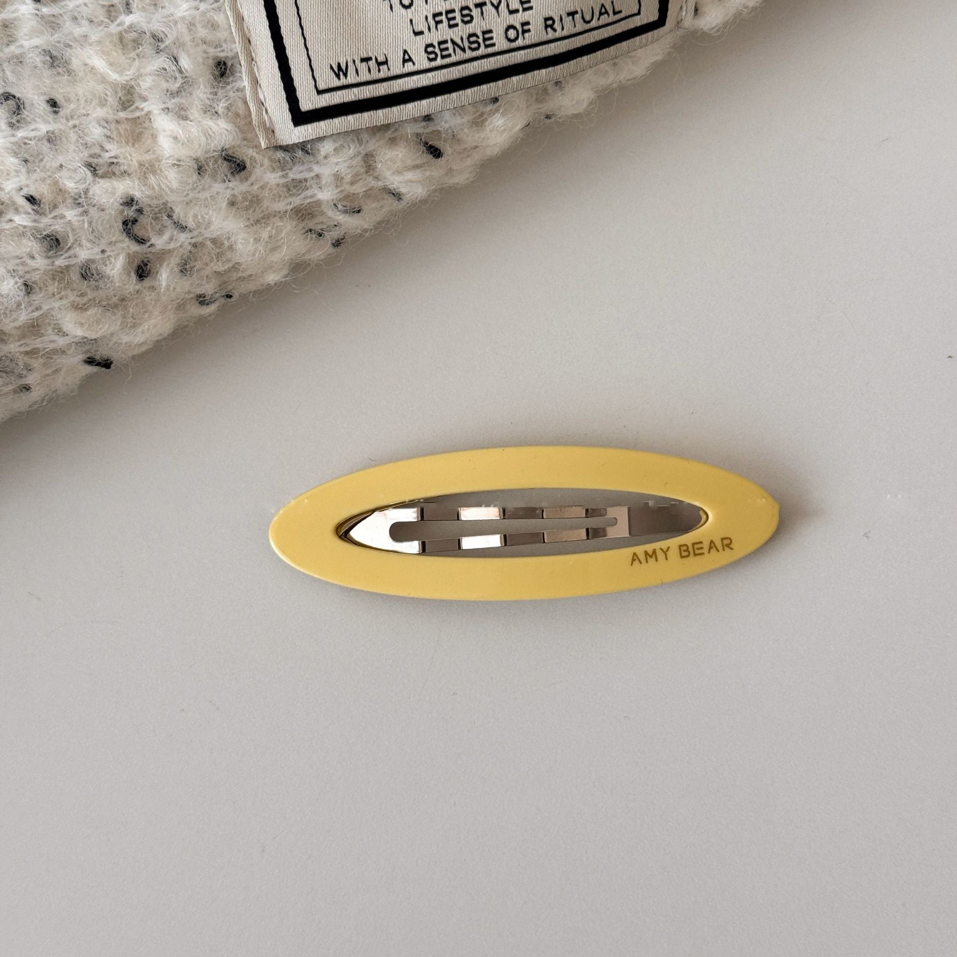 Minimalist Oval Hair Clip - DippedShop Wholesale - #0435