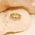 Vinatge Gold Plated Shell Band - DippedShop Wholesale - #3203