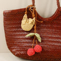 Crochet Raffia Bag Charm - DippedShop Wholesale - #2803