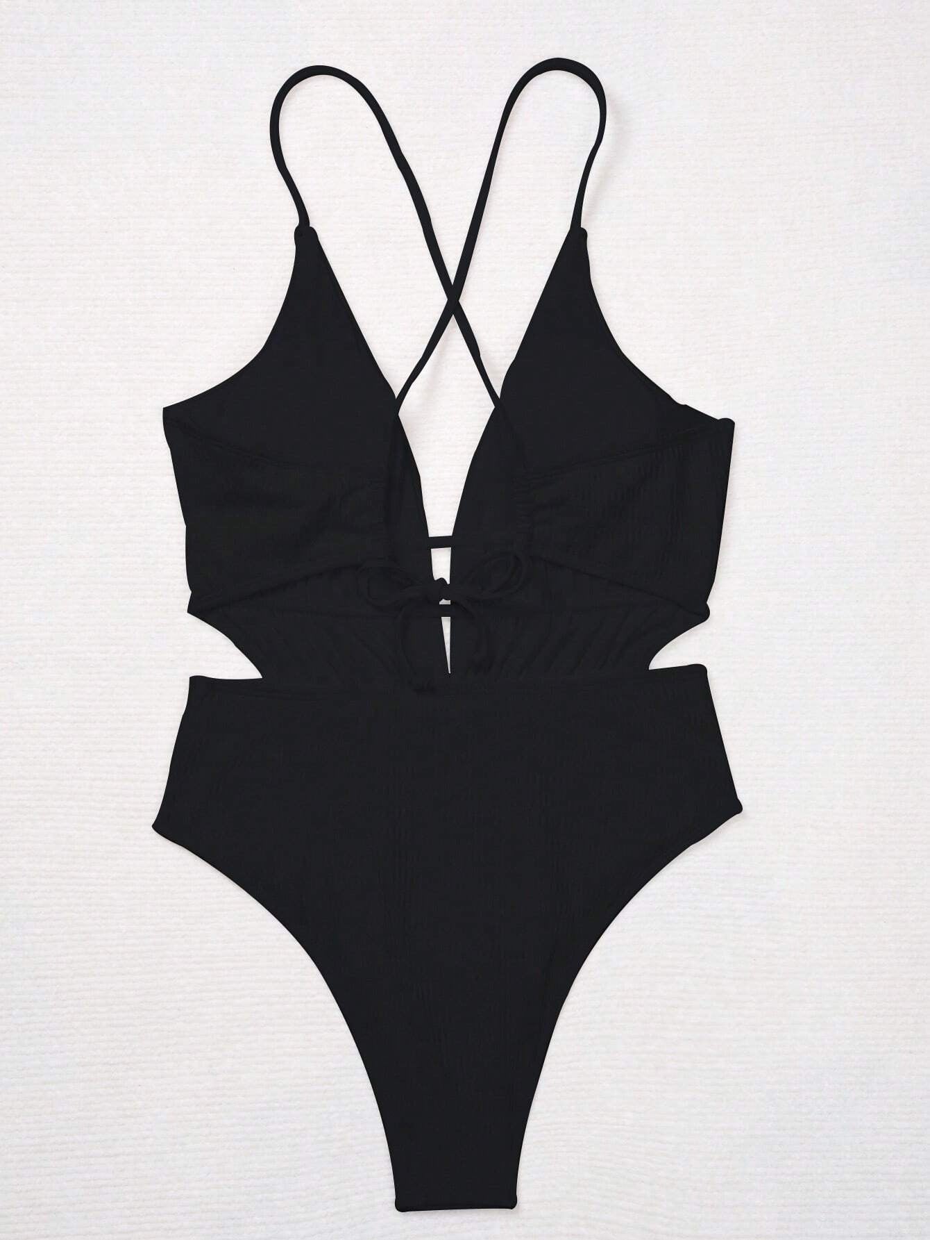 Solid Backless One Piece - DippedShop Wholesale - #5763