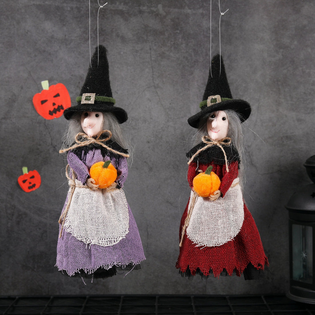 Halloween Witch Pumpkin Holiday Doll DPJD2620